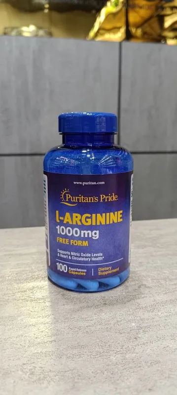 Puritan's pride L-arginine 1000mg 100 veg capsules Puritan's pride L-arginine 1000mg 100 veg capsules