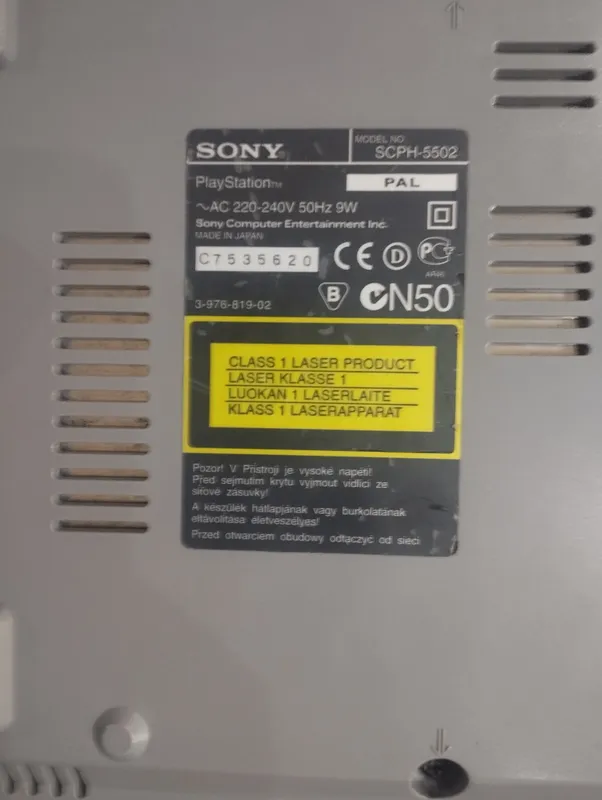 Sony play station SCPH 5502 — фото 2 Sony play station SCPH 5502 — фото 2
