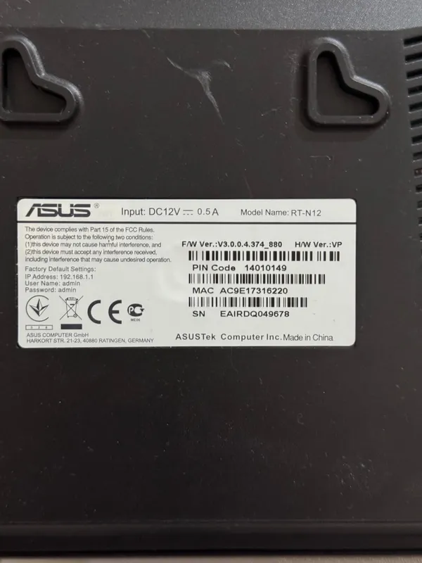 Wi-Fi роутер Asus — фото 2