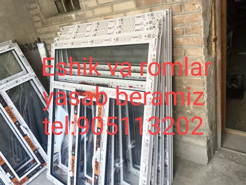 Eshik va derazalar yasab beramiz