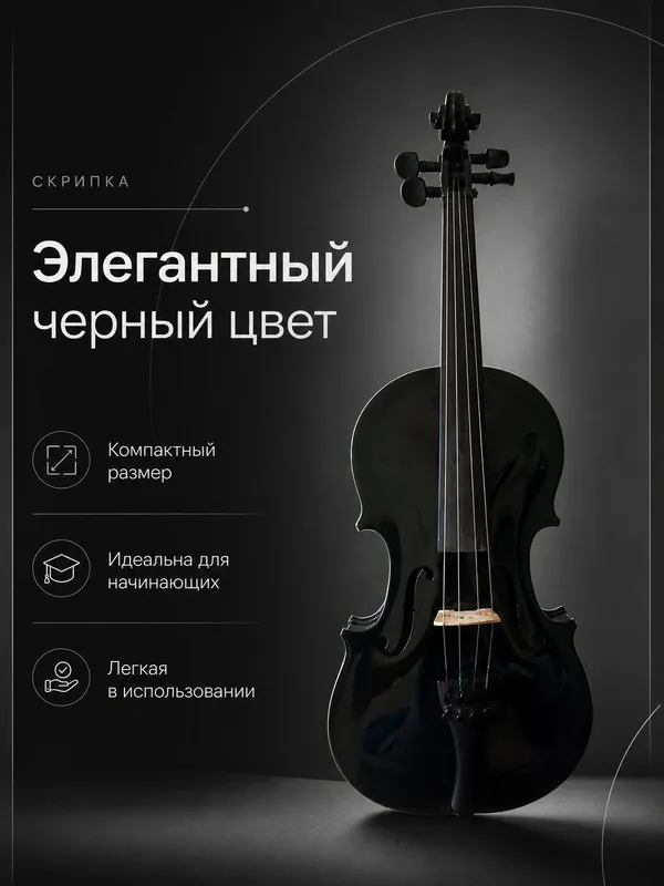 Элегантная черная скрипка 1 Элегантная черная скрипка 1