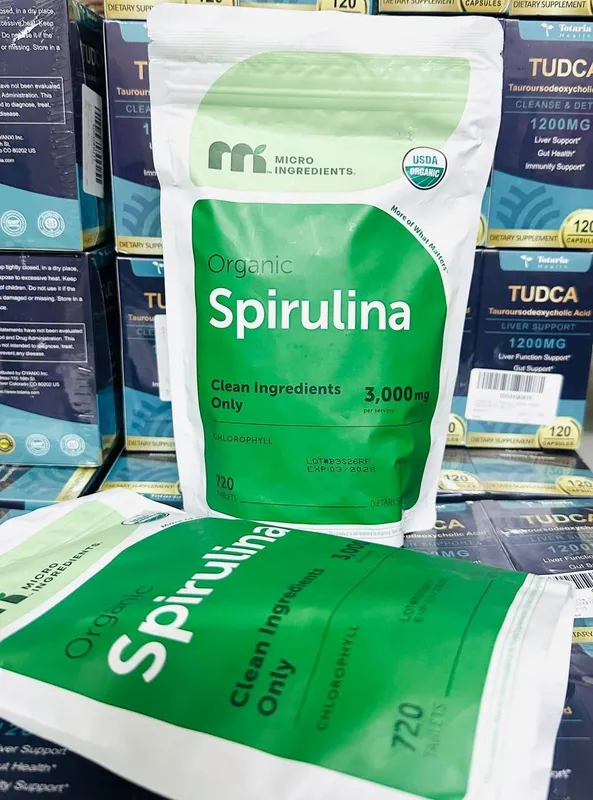 Spirulina 3000 mg 720 tab спирулина ,chlorofresh