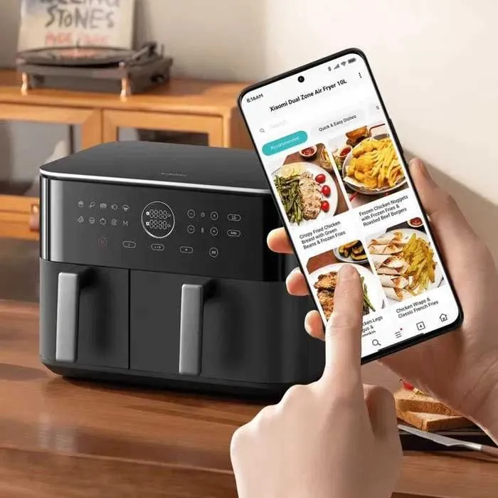 Фритюрница-аэрогриль Xiaomi Dual Zone Air Fryer 10L Global — фото 5 Фритюрница-аэрогриль Xiaomi Dual Zone Air Fryer 10L Global — фото 5