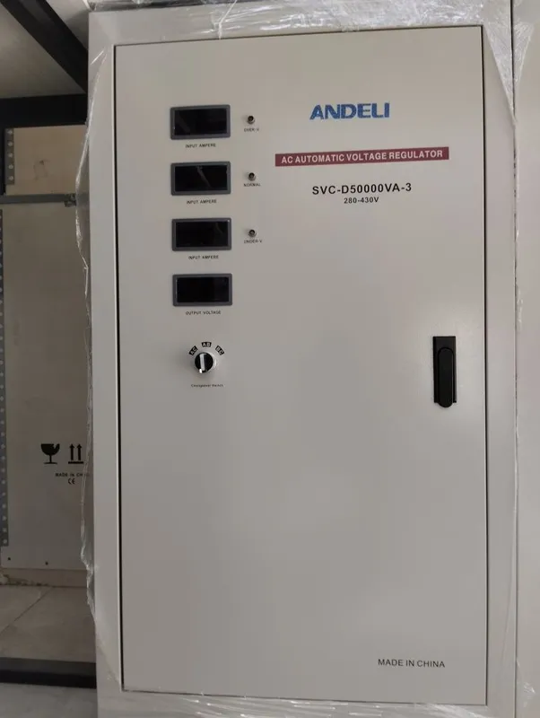 Stabilizator стабилизатор stabilzatr Andeli SVC 50-kva 280v-430v