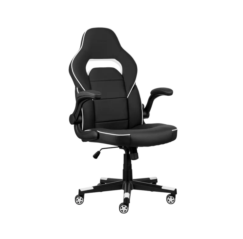 } Игровое кресло 2E GAMING HEBI Black/White 1 } Игровое кресло 2E GAMING HEBI Black/White 1