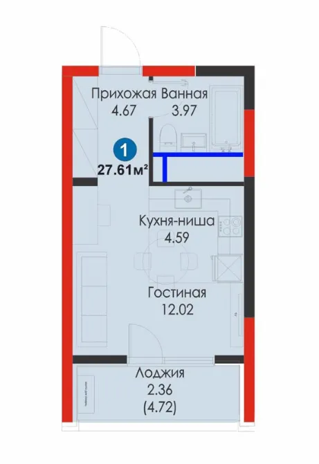 Продаётся 1/16/16 ЖК Янги Бахт