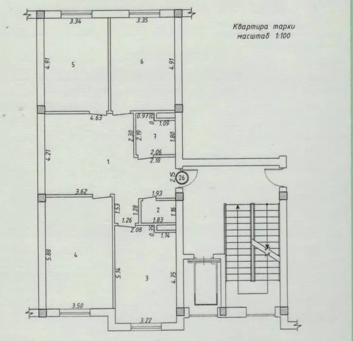 4-комнатная квартира, 110 м², Мирзо-Улугбекский район 10