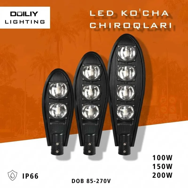 Уличный LED светильник Cobra RKU 100–200W для столбов 2
