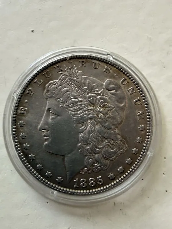 Morgan dollari, 1885-yil, kumush 1 Morgan dollari, 1885-yil, kumush 1
