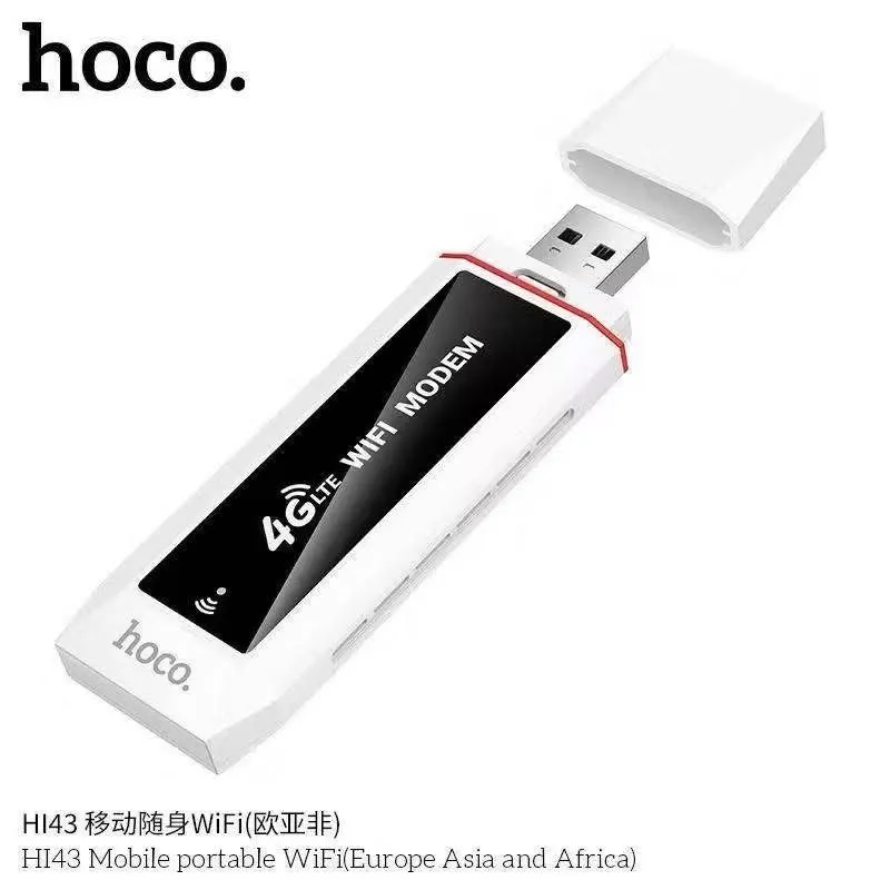 Портативный Wi-Fi роутер HOCO HI43 4G LTE, модем с SIM - картой — фото 2