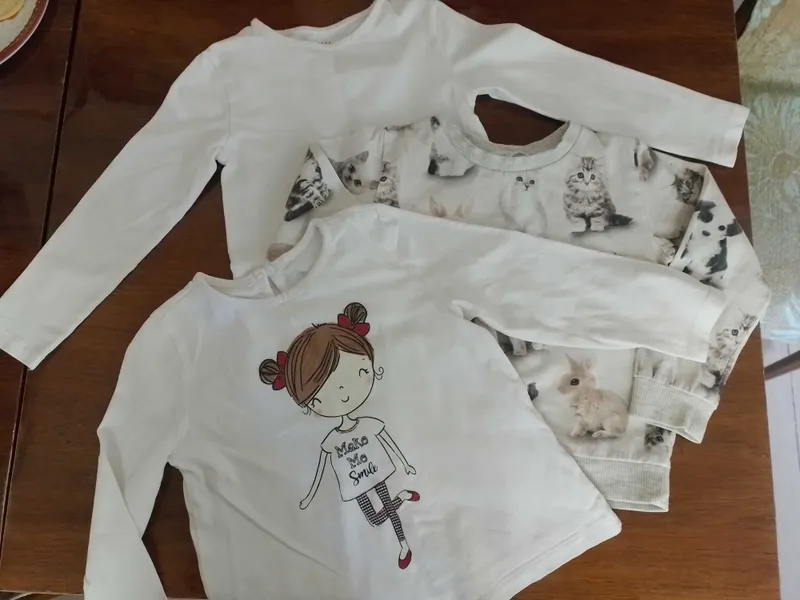 Лонгсливы для девочки h&m на 2-4 года Лонгсливы для девочки h&m на 2-4 года