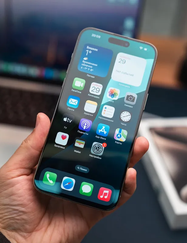 iPhone 15 ProMax 256Gb Titan Akk: 90% Kelwamiz — фото 1