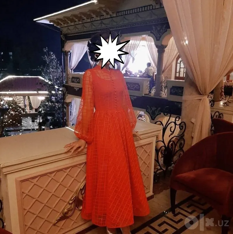 Qizil rangli kechki libos 2 Qizil rangli kechki libos 2