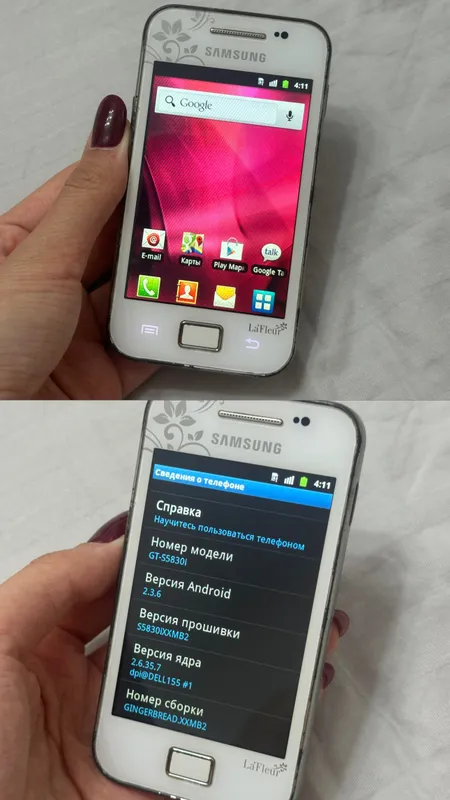 Samsung Galaxy Ace La Fleur (GT-S5830 modeli) 5 Samsung Galaxy Ace La Fleur (GT-S5830 modeli) 5