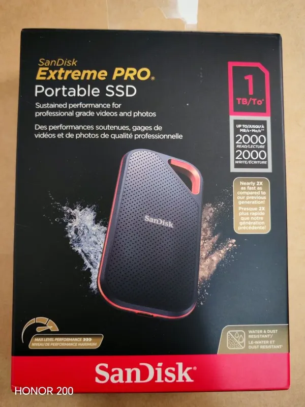 Sandisk extreme pro 2tb portable ssd Sandisk extreme pro 2tb portable ssd