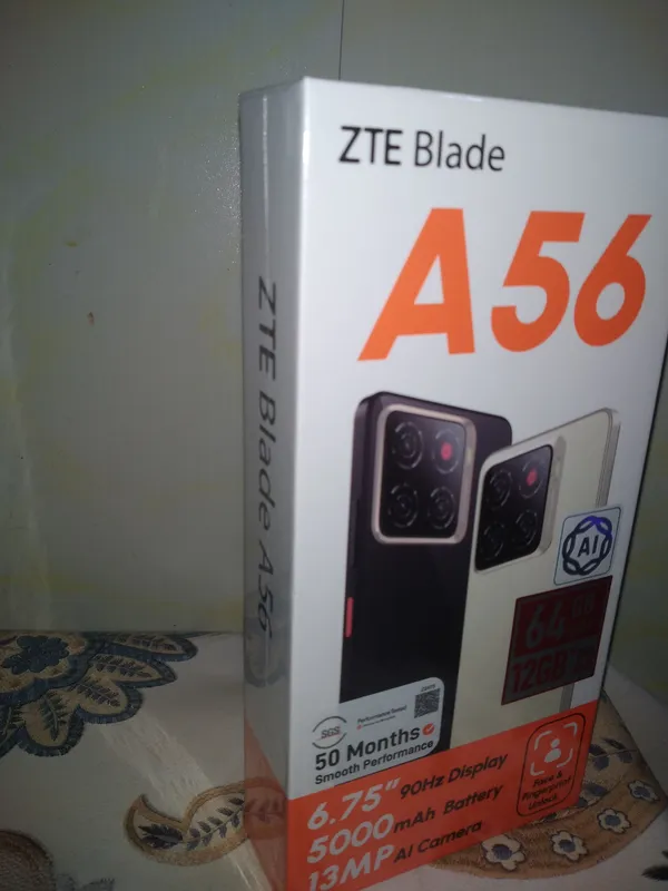 Продаётся нераспечатанный телефон ZTE A56 4