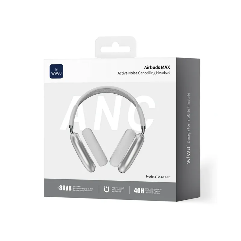 WiWU Airbuds MAX  — Original sifatli quloqchin — фото 2