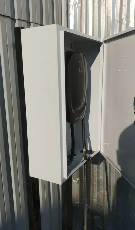 установка зарядной станции для электромобилей.. 7kw 3kw stansiya — фото 5