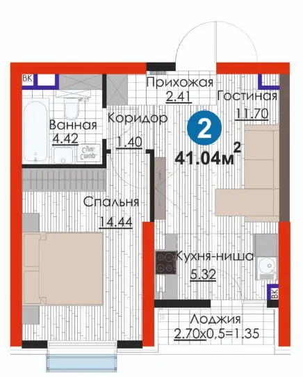 2 xonali kvartira, 41,06 m², Rohat aylanasi | Boshlang‘ich to‘lov atigi 9 985 sh.b. 2 2 xonali kvartira, 41,06 m², Rohat aylanasi | Boshlang‘ich to‘lov atigi 9 985 sh.b. 2
