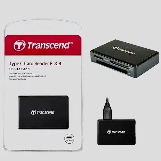 кардридер Transcend RDF8 RDC8 USB 3.1 Gen 1. Bizda optim ancha arzon — фото 1