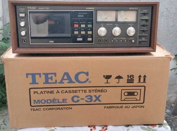 Студийный кассетный магнитофон TEAC C-3X, две скорости!