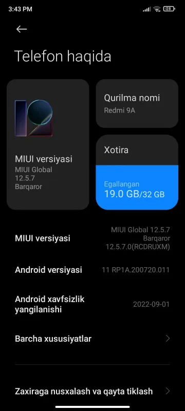 redmi 9a sotiladi hammayoği orginal — фото 1