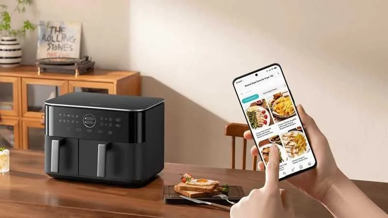 Аэрогриль фритюрница Xiaomi Dual Zone Air Fryer 10L Global new — фото 5
