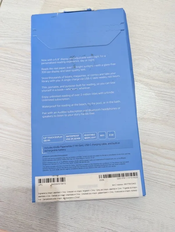 Kindle Paperwhite 11, 6.8 in. 8GB — фото 1