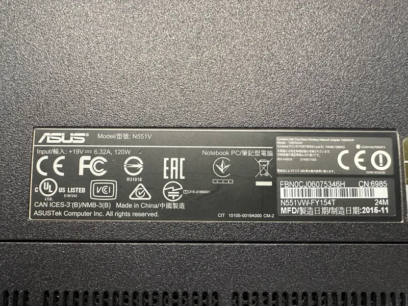 Ноутбук Asus intel i7 / gtx960 — фото 4