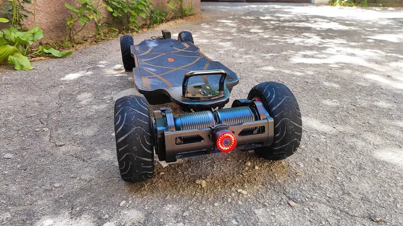 Крутой борд Meepo Hurricane Vaider AT с приводом Geardrive — фото 3
