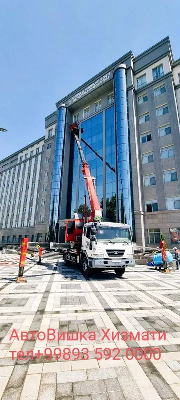 Аренда Авто Вишка Авто Кран Услуга 28+45+52 мт Avto Vishka Kran Hizmat