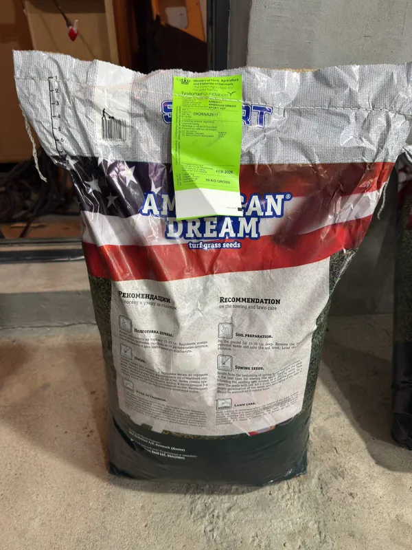 Gazon urug'i American Dream 80 000 kilasi 20Kg