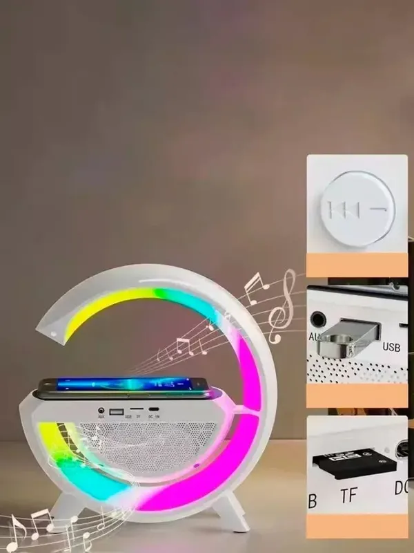 Tungi chiroq RGB aqlli kolonka va simsiz LED chiro