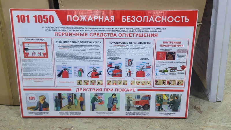 Инфо стенды: техника безопасности, охрана труда, пожарная безопасность