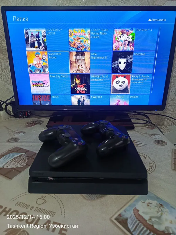 Ps4 slim 1tb proshivka qilingan. Holati zoʻr garantiya beriladi — фото 1