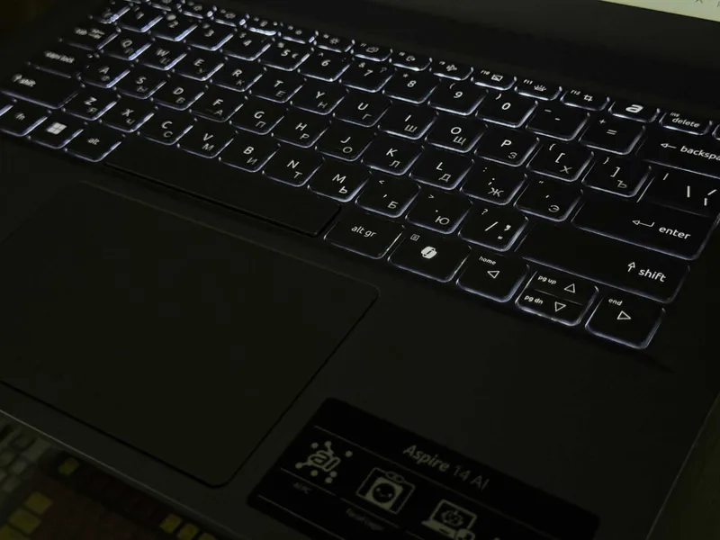 ACER Aspire 14 AI Ultra 5 226V ram 16 ssd 1Tb Сенсорный 4 ACER Aspire 14 AI Ultra 5 226V ram 16 ssd 1Tb Сенсорный 4