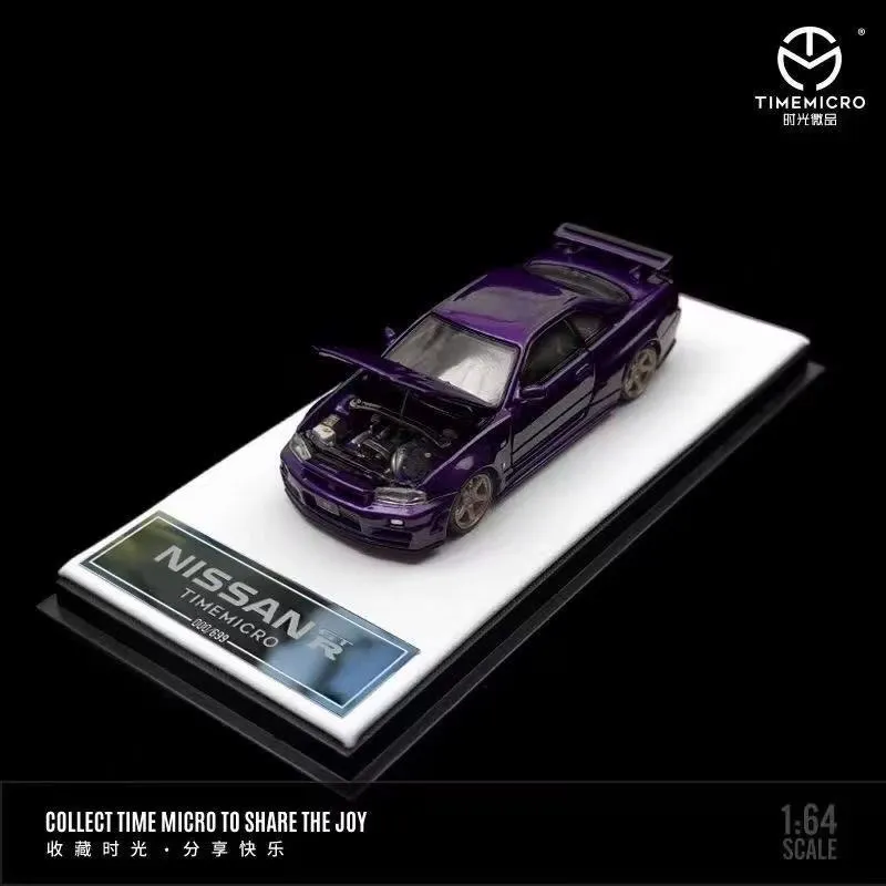 Nissan Skyline GTR 1:64 kolleksion avtomobil 4