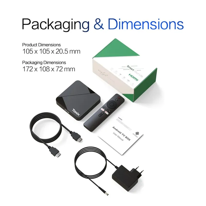 ТВ-приставка Tanix TX5 2/16 Amlogic S905Y5 4K Android 14 Smart TV Box 1