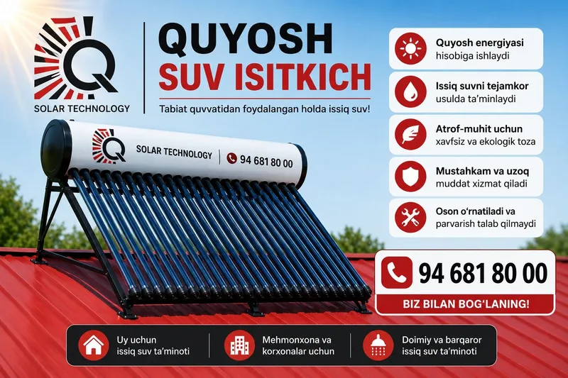 Quyosh suv isitkichlar 1 Quyosh suv isitkichlar 1