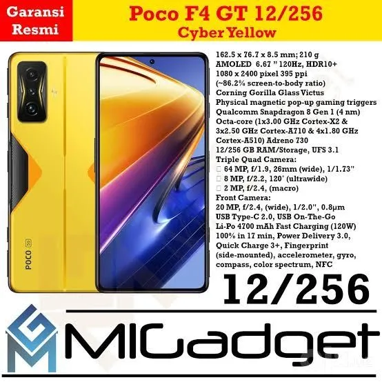 Poco F4 GT 12 ГБ 256 ГБ 3 Poco F4 GT 12 ГБ 256 ГБ 3