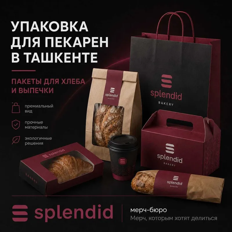 Упаковка для пекарен в Ташкенте | Пакеты для хлеба и выпечки Упаковка для пекарен в Ташкенте | Пакеты для хлеба и выпечки