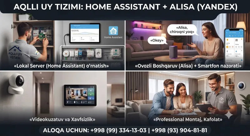 «Aqlli uy» tizimini o'rnatish va sozlash 1 «Aqlli uy» tizimini o'rnatish va sozlash 1