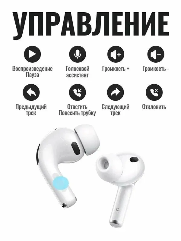 Hoco EW98 TWS, AI перевод, ANC+ENC, Bluetooth 6.0, мониторинг здоровья — фото 5
