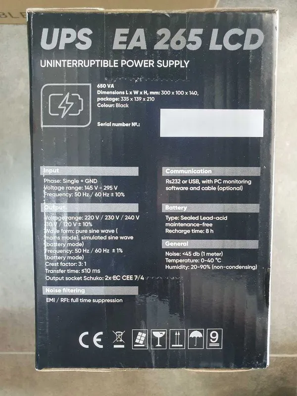 UPS. AVT SMART-650 LCD AVR (EA265) mavjud 4