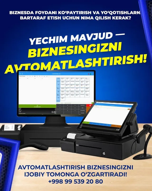 Avtomatizaziya dokon uchun POS tizim Pos sistema Monoblok Orbit