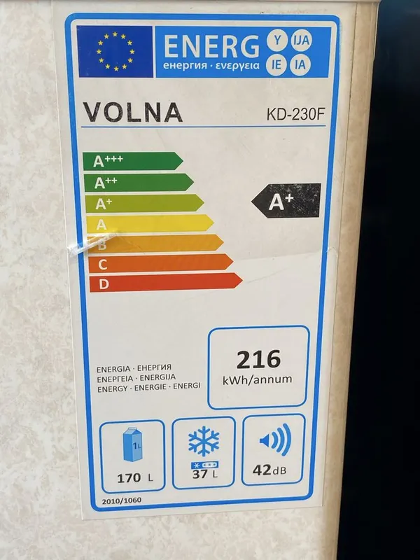 Продается холодильник VOLNA 3