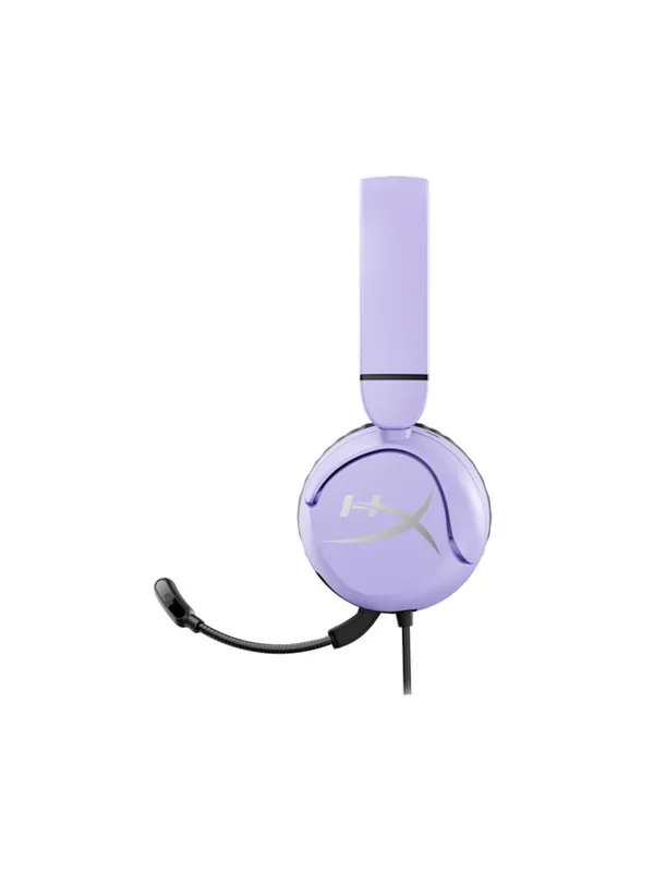 Игровые проводные наушники HyperX Cloud Mini, 1.2м, детские-подростковые, складывающиеся, с микрофоном, лаванда — фото 4