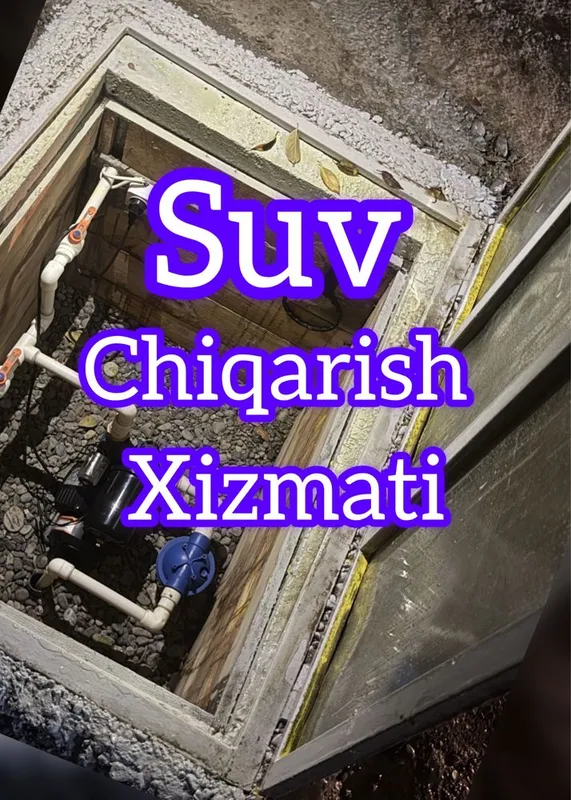 Arzon narxda Suv chiqarish xizmati