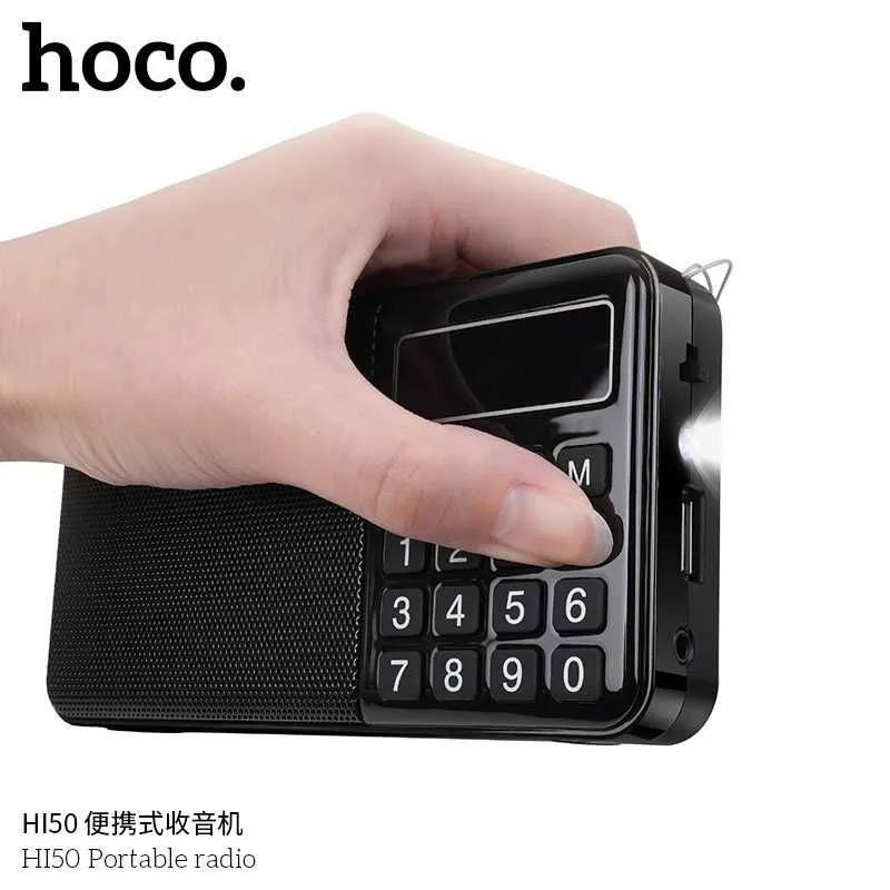 Hoco HI50 Беспроводная Портативное FM Радио поддерживает Bluetooth 5.3 — фото 4