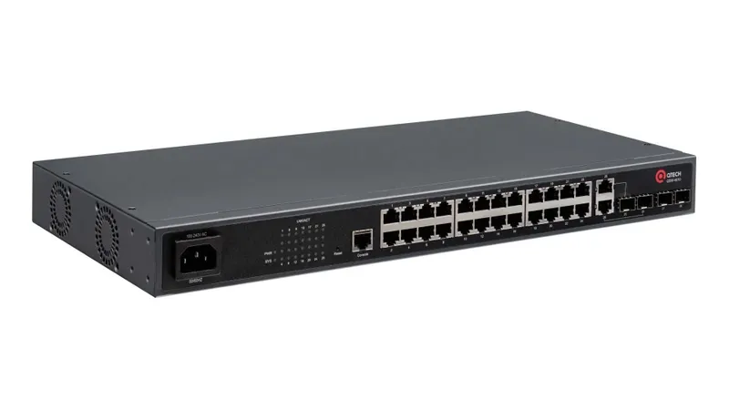 Управляемый коммутатор уровня L2, 24 пopта Модель QSW-46 10-28T-AC